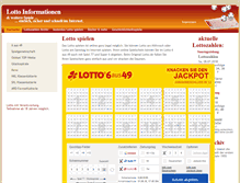 Tablet Screenshot of lotto-spielen.biz